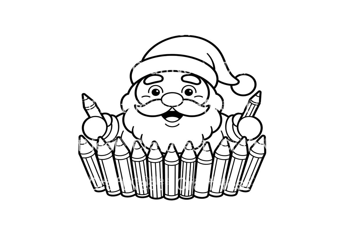 Santa Clausfor Kids Coloring Books