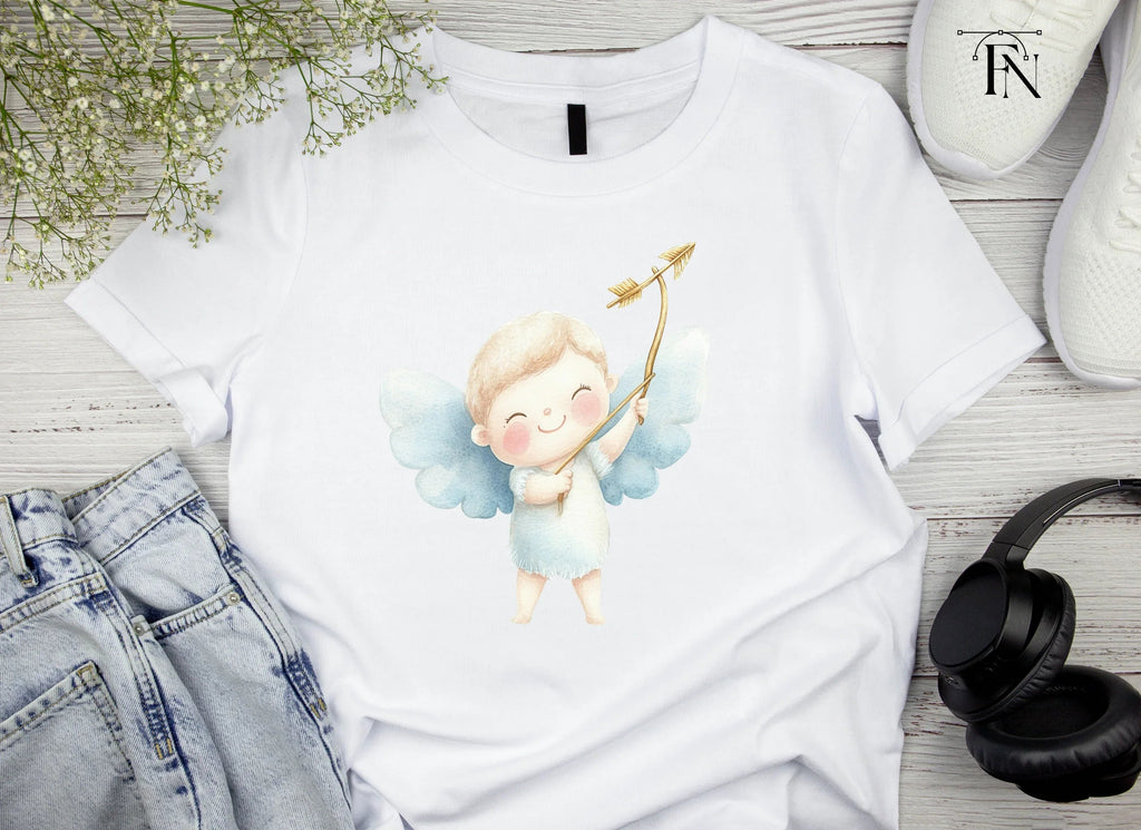 Adorable Cupid with Bow and Arrow Clipart Bundle