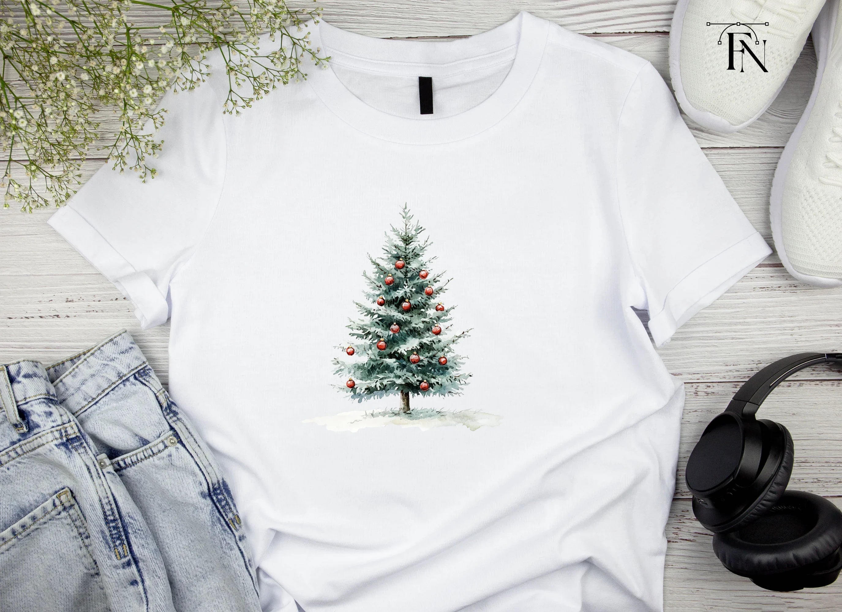 Christmas Tree Clipart Bundle