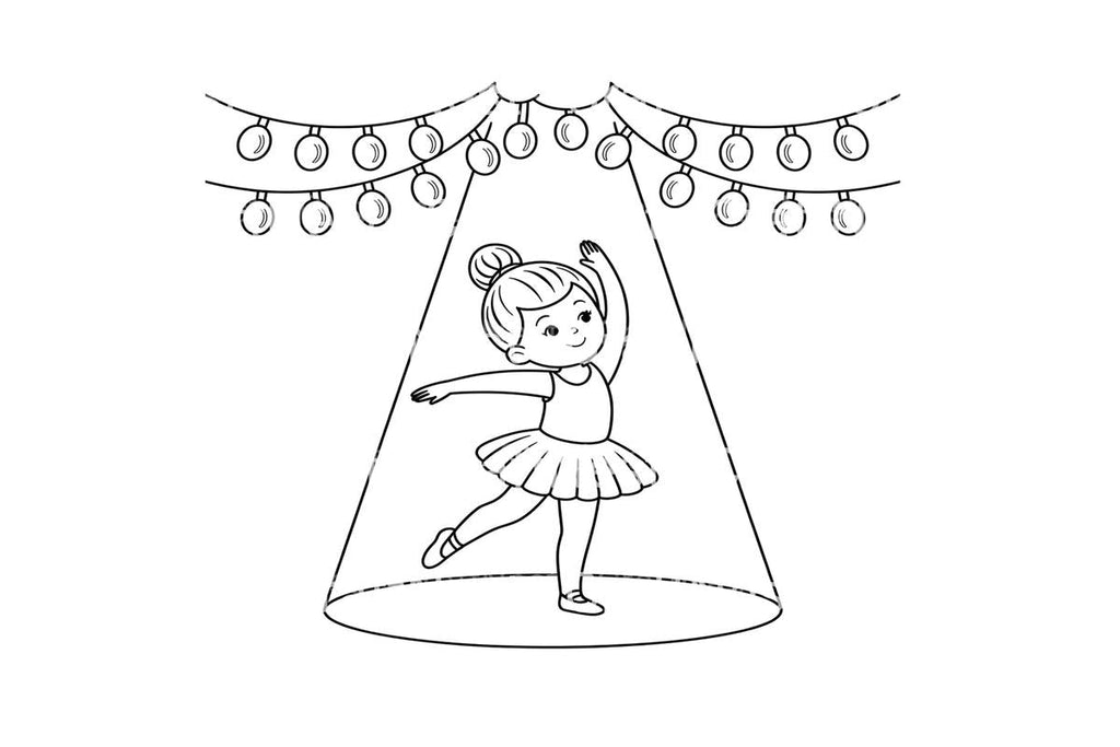 Graceful Ballerinas Coloring Books