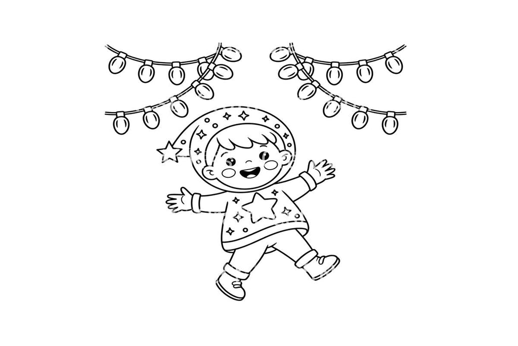 Festive Kids Christmas Coloring Books