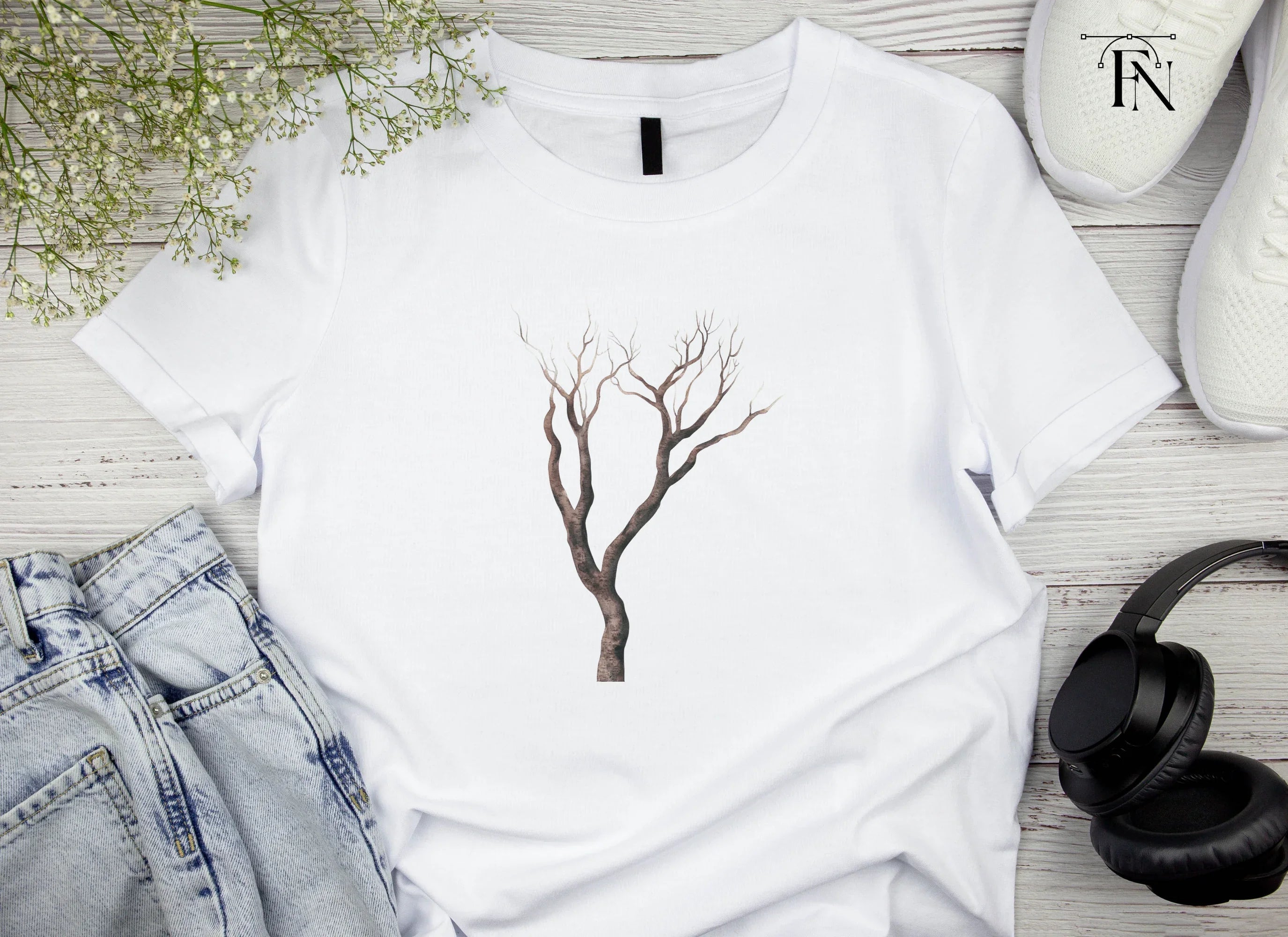 Bare Tree Branches Clipart Bundle