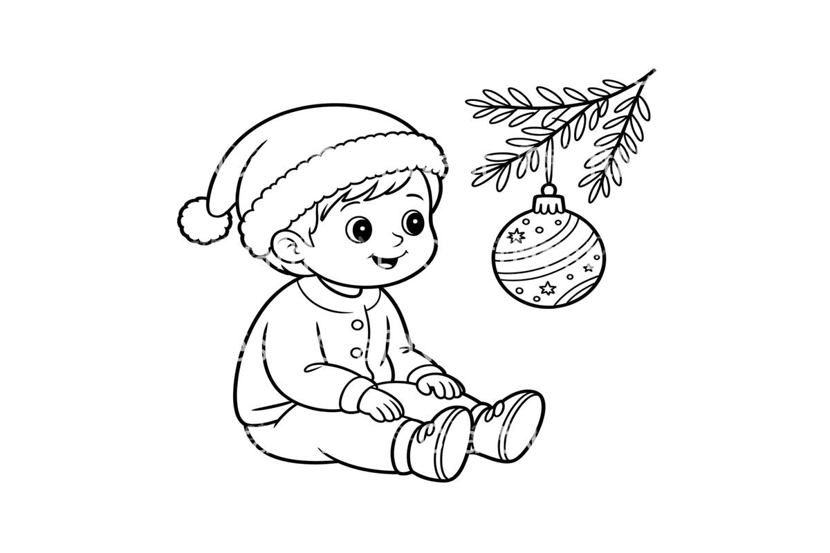 Christmas BabiesFun Coloring Books