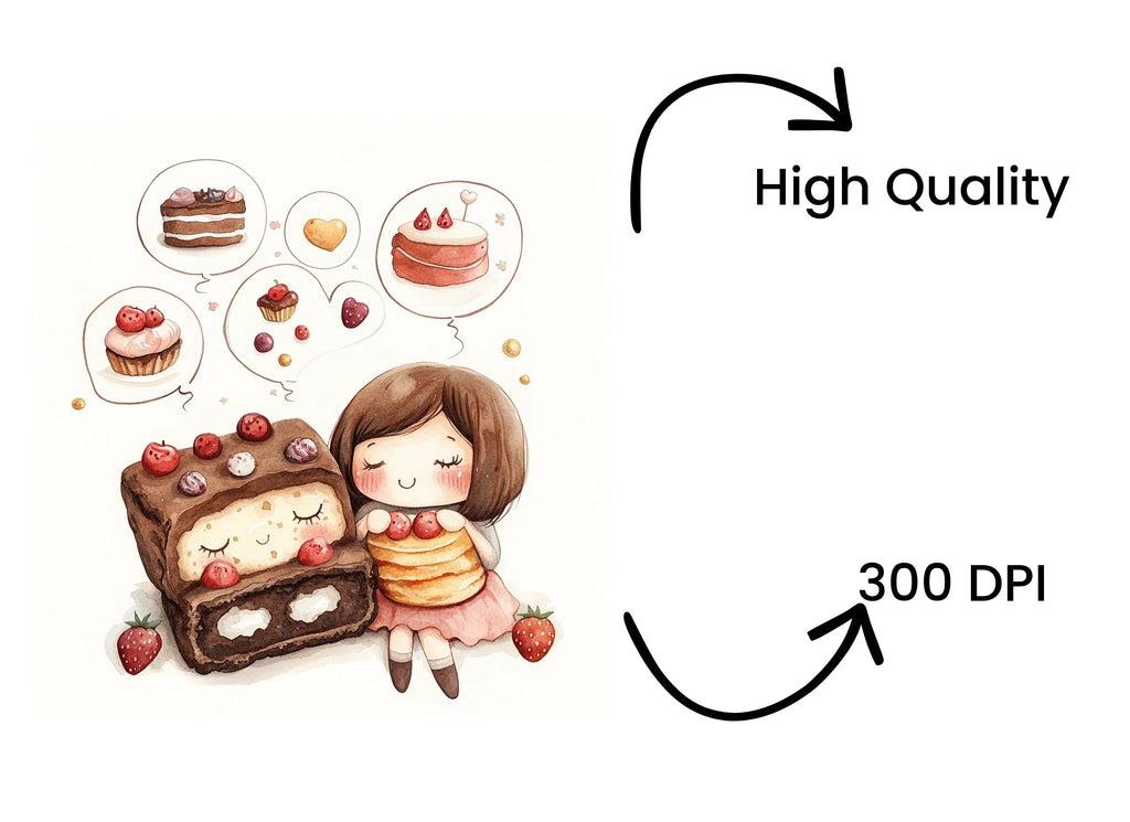 Sweet Dreams Dessert Clipart Bundle
