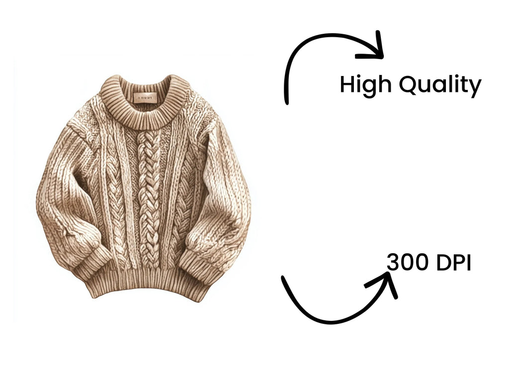 Cozy Knitted Sweaters Clipart Bundle