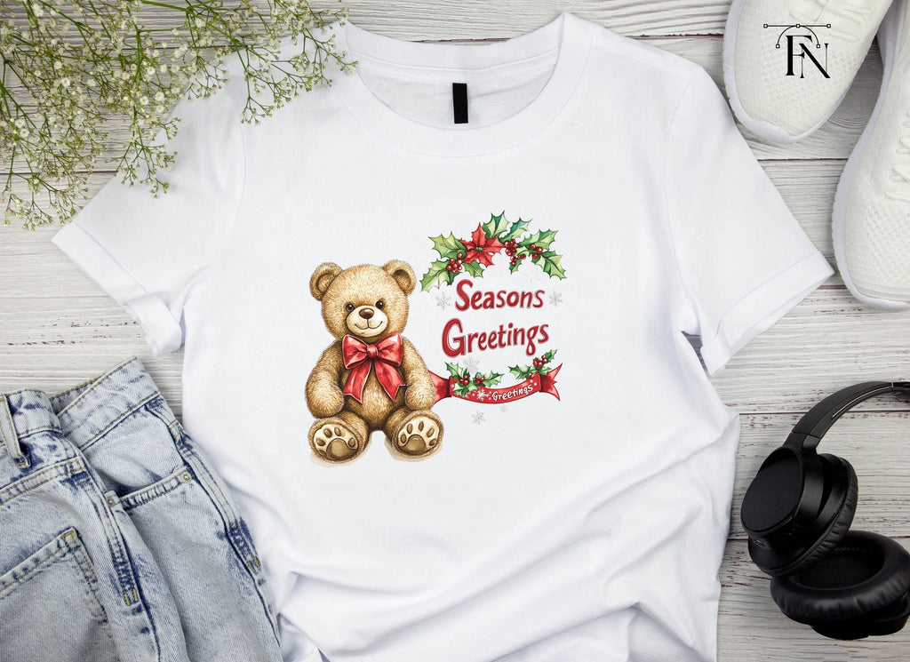 Cute Teddy Bear Christmas Clipart Bundle