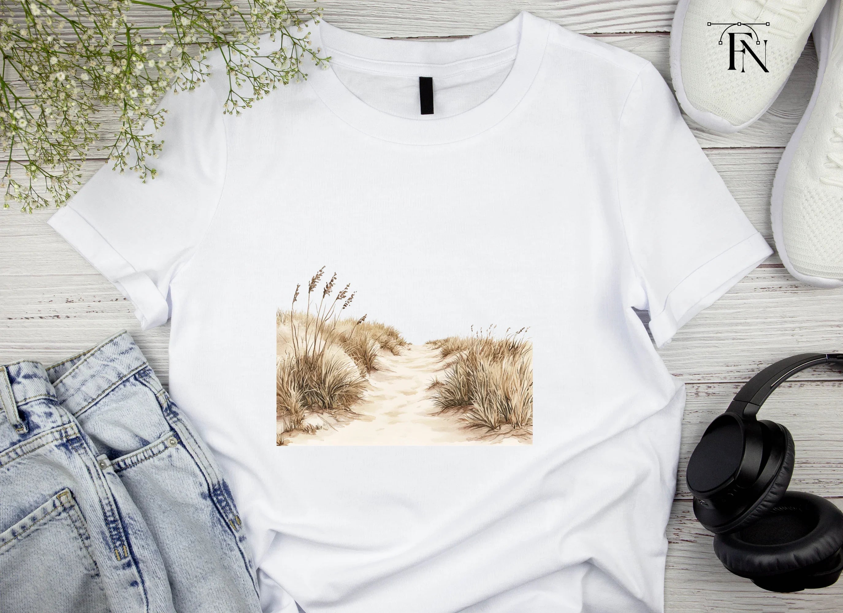 Beach Dune Grass Clipart Bundle