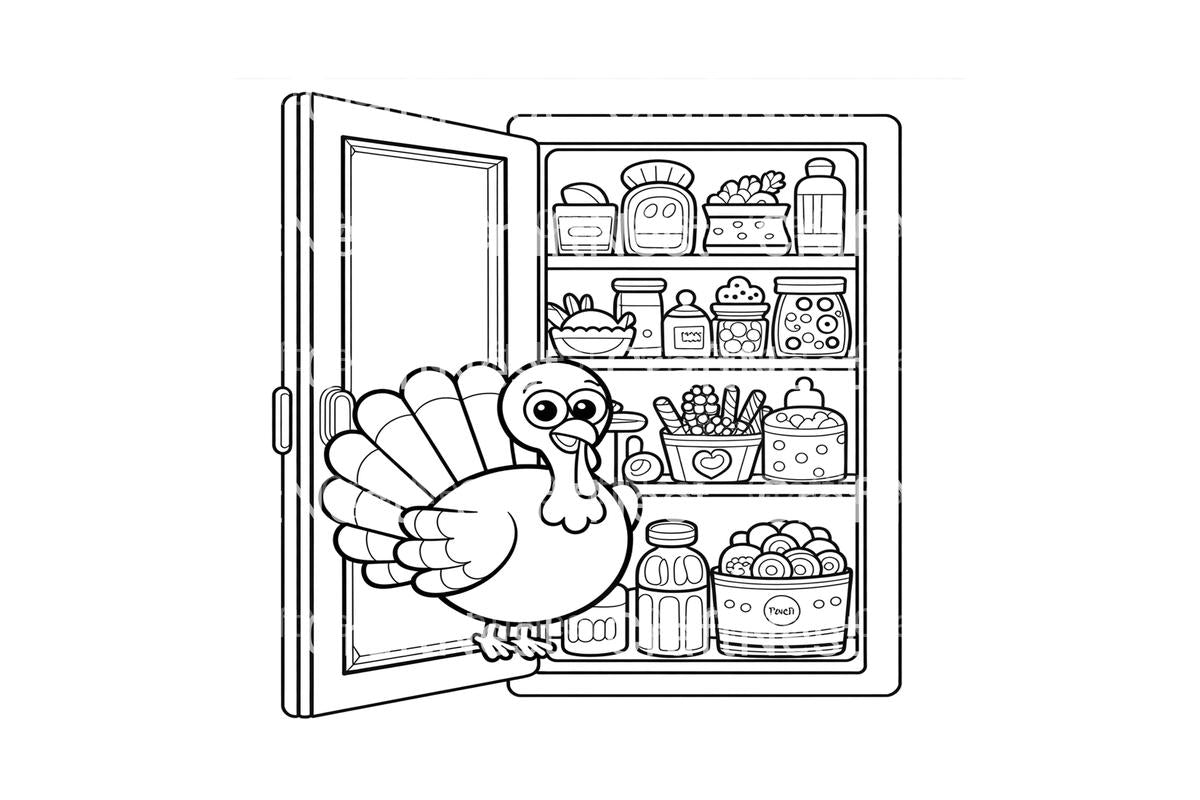 Thanksgiving Turkey Fun Coloring Books