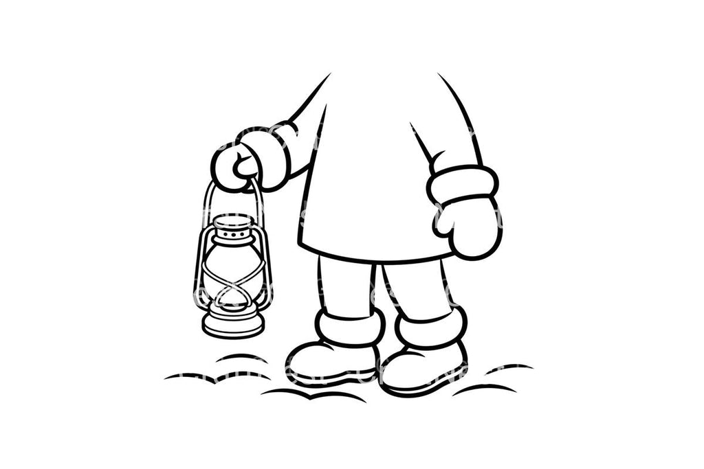 Winter Lantern and Mittens Coloring Books