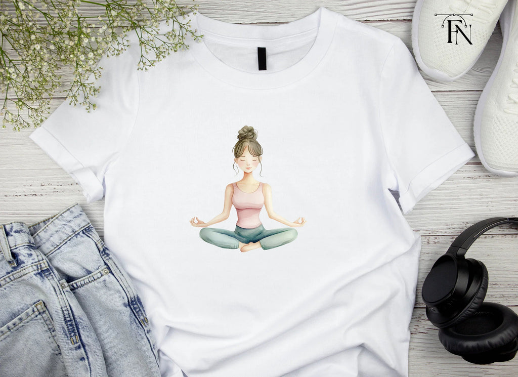 Meditating Women Yoga Clipart Bundle