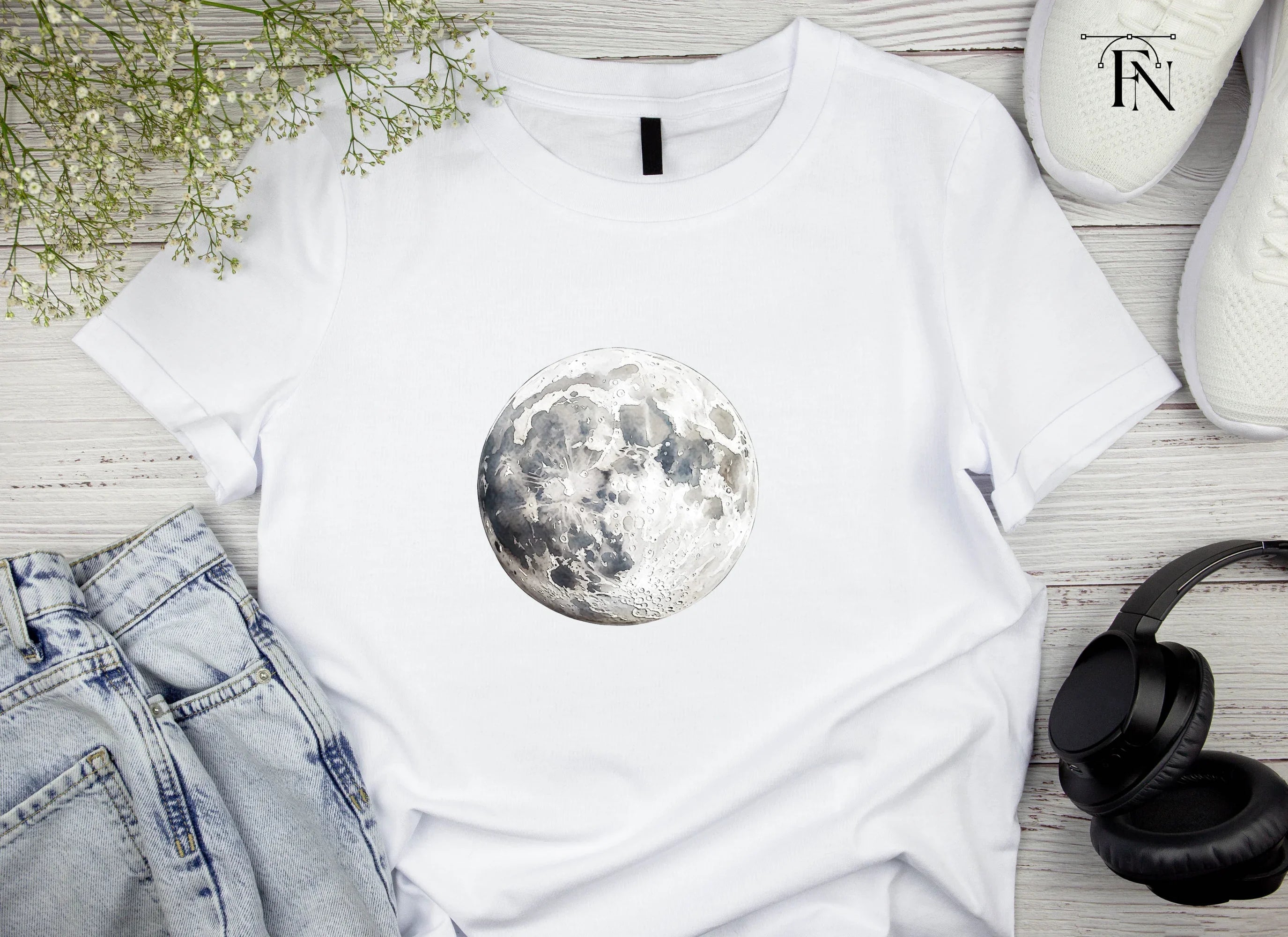 Moon Phases Clipart Bundle