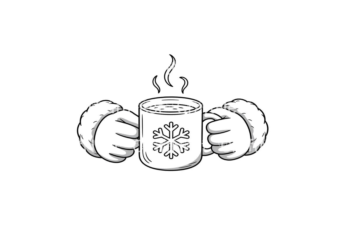Winter Warmth Hot Cocoa Coloring Books