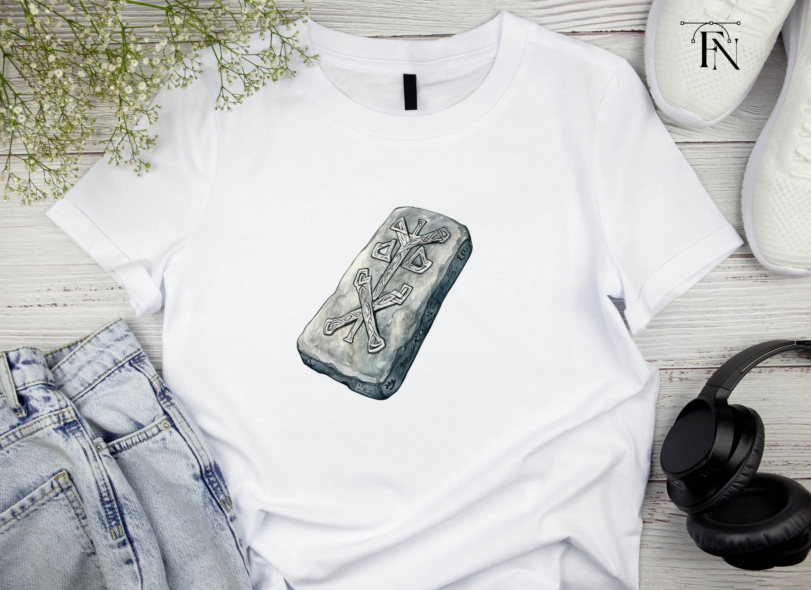 Ancient Rune Stone Clipart Bundle