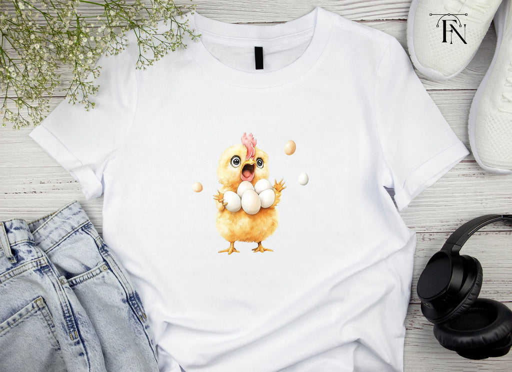 Cute Chicks with Eggs Clipart Bundle