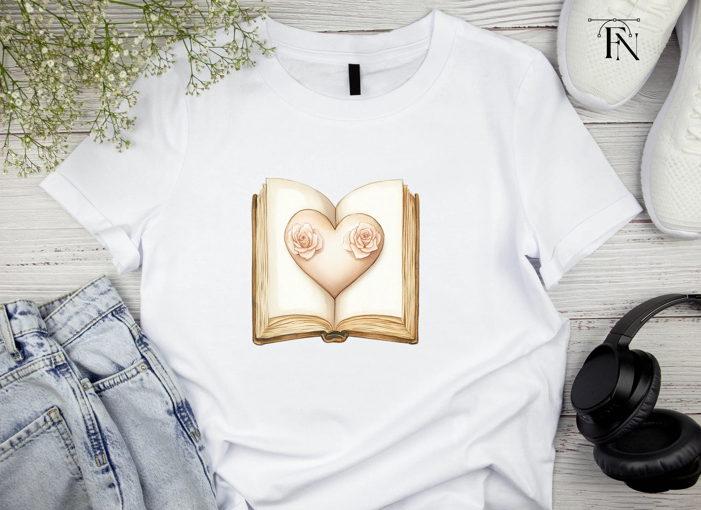 Heart Book Clipart Bundle