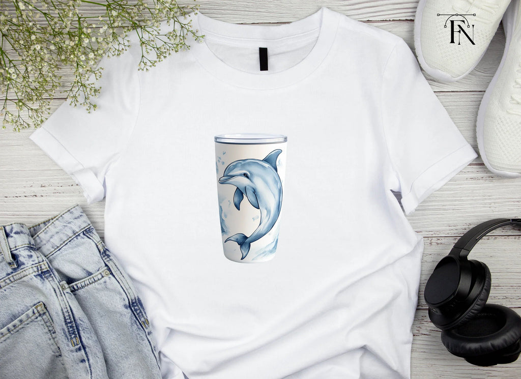 Dolphin Tumbler Clipart Bundle