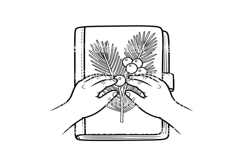 Christmas Hands Decorating Planner Coloring Books