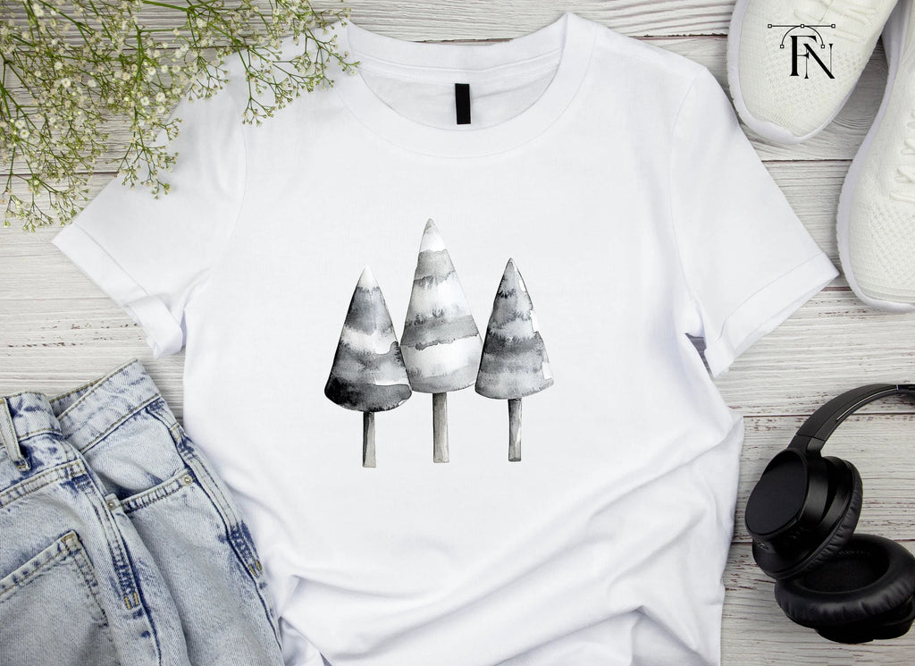 Winter Trees Clipart Bundle