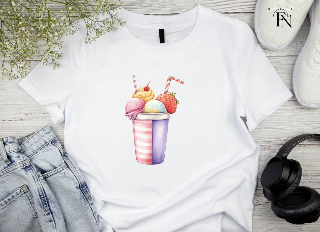 Ice Cream Milkshake Clipart Bundle