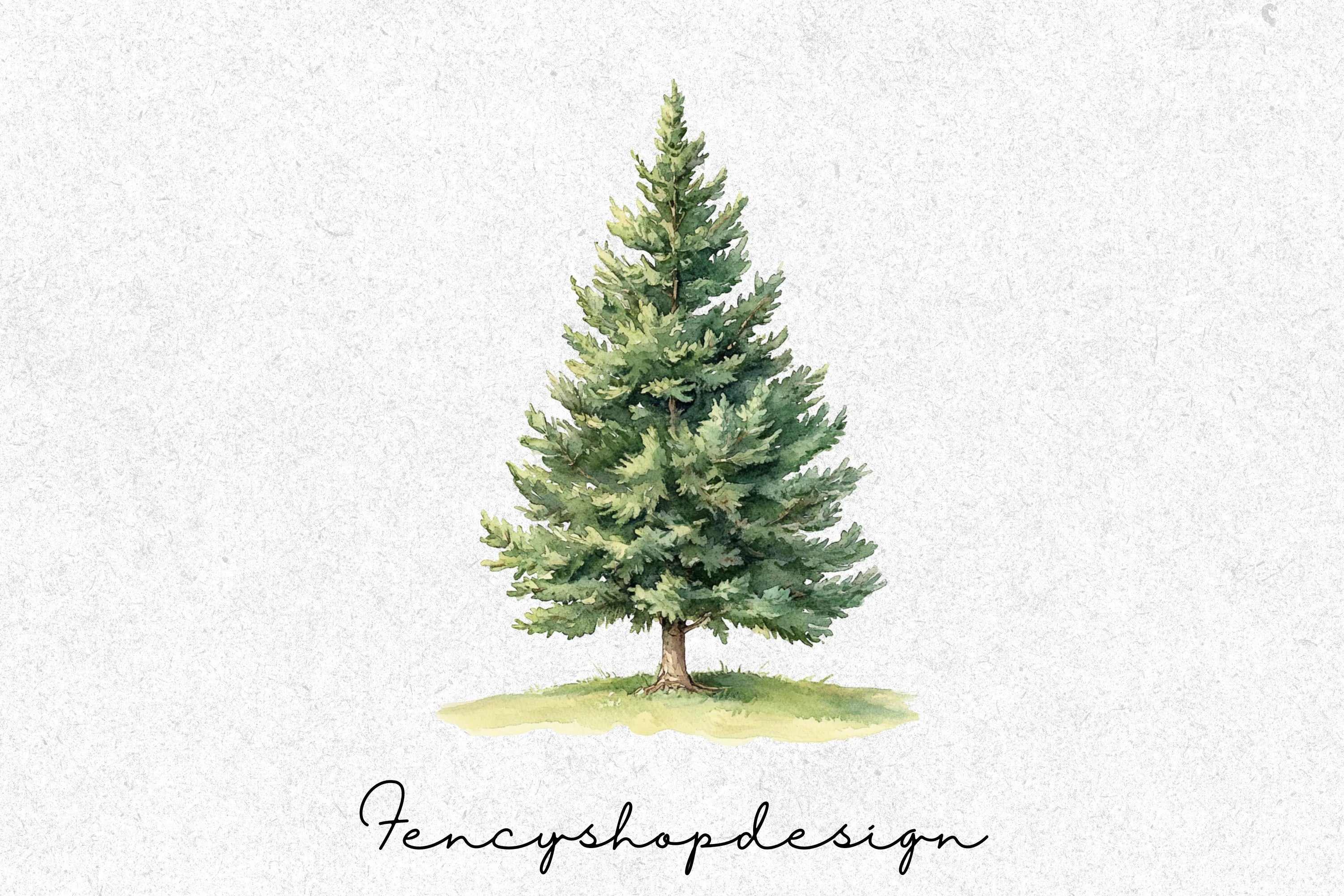 Christmas Tree Clipart Bundle