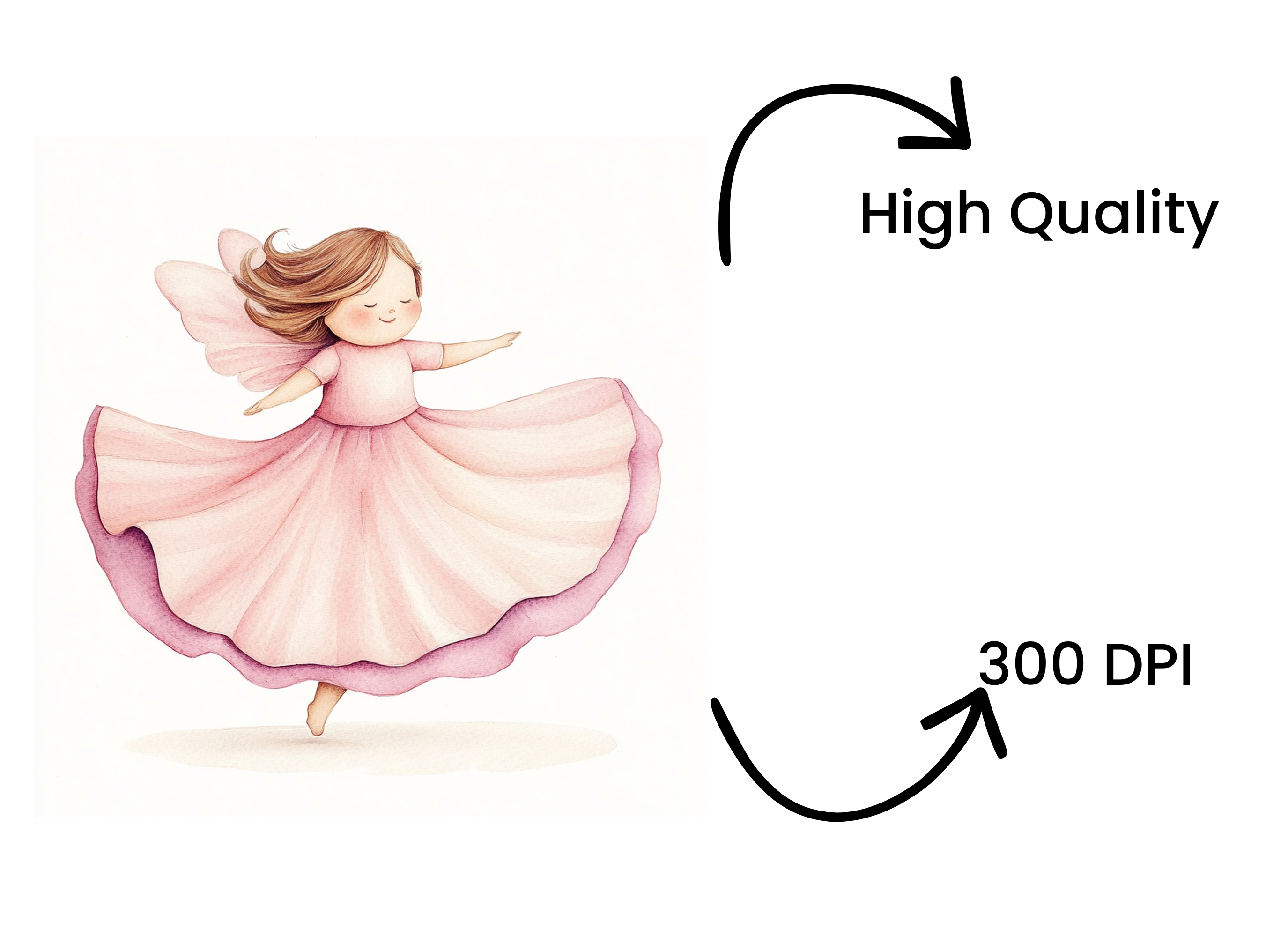 Dancing Fairies Clipart Bundle