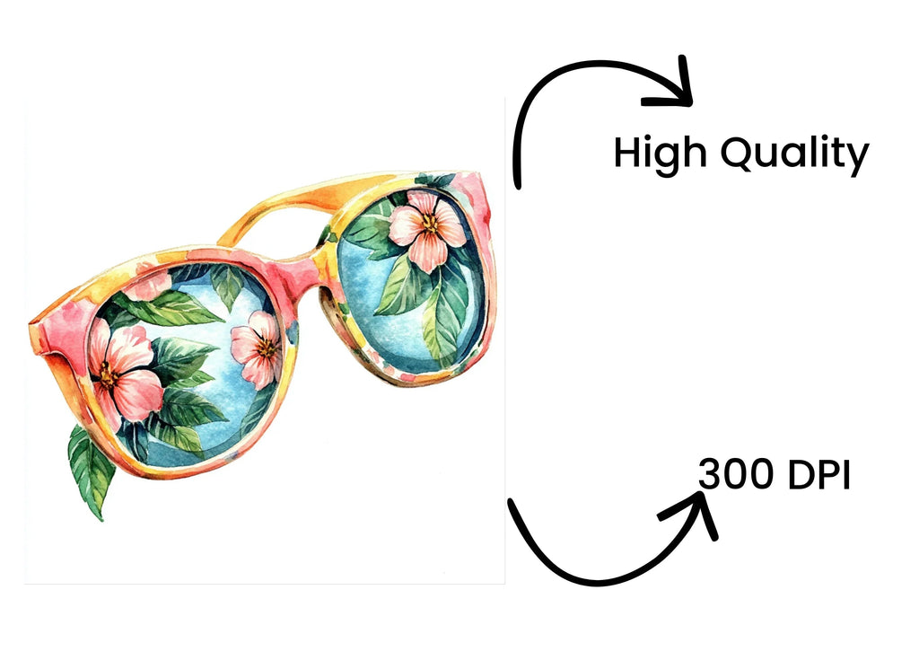Summer Sunglasses Clipart Bundle