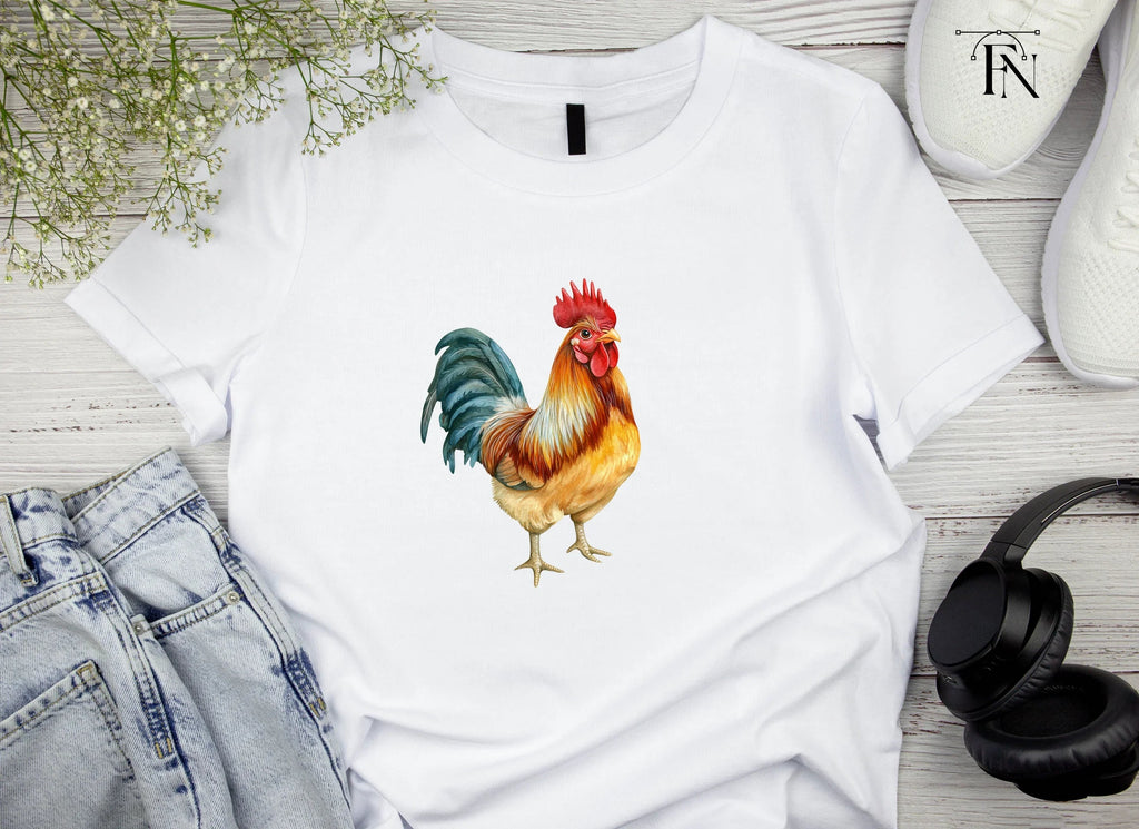 Realistic Rooster Clipart Bundle