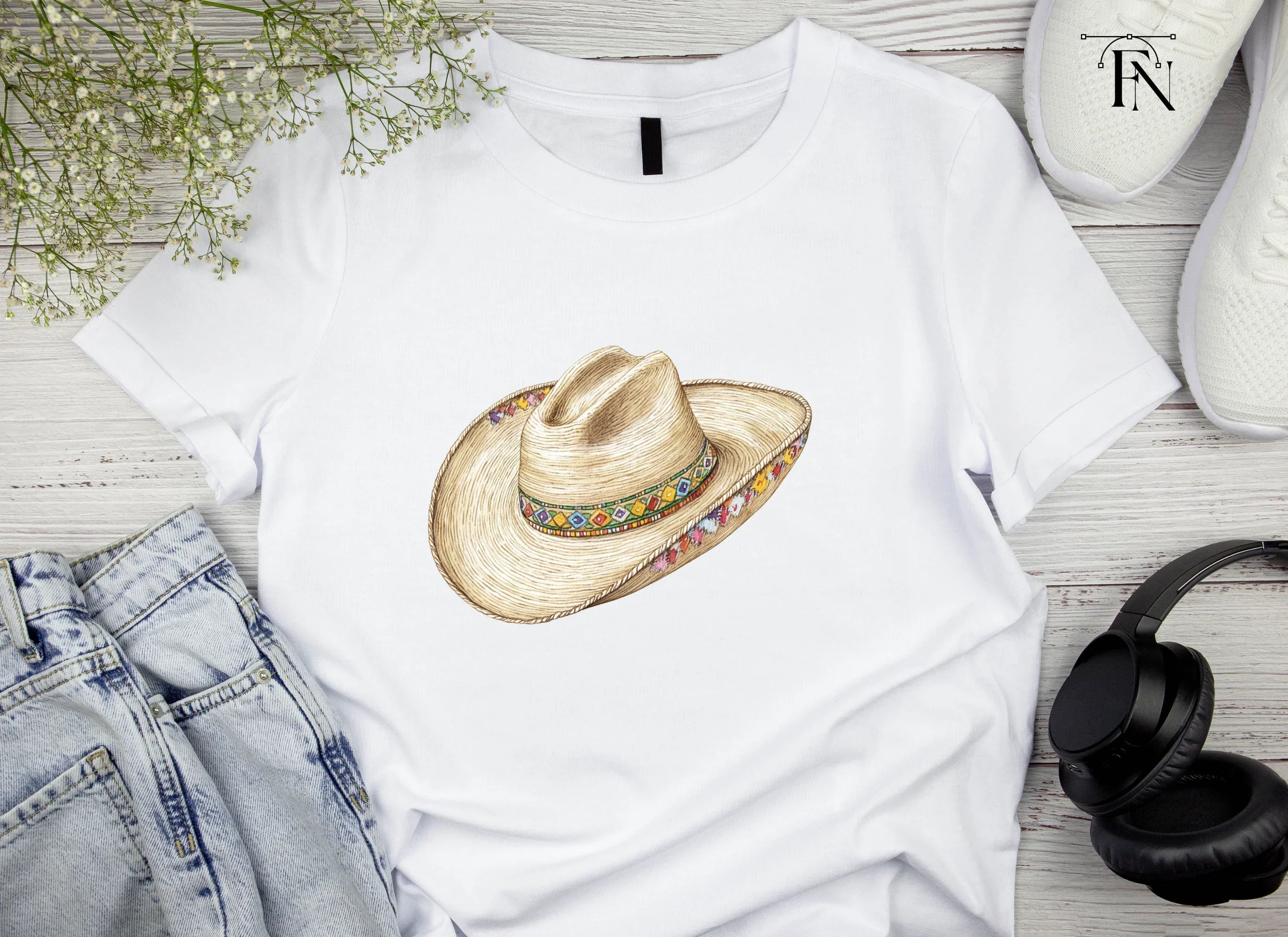 Mexican Sombrero Hat Clipart Bundle
