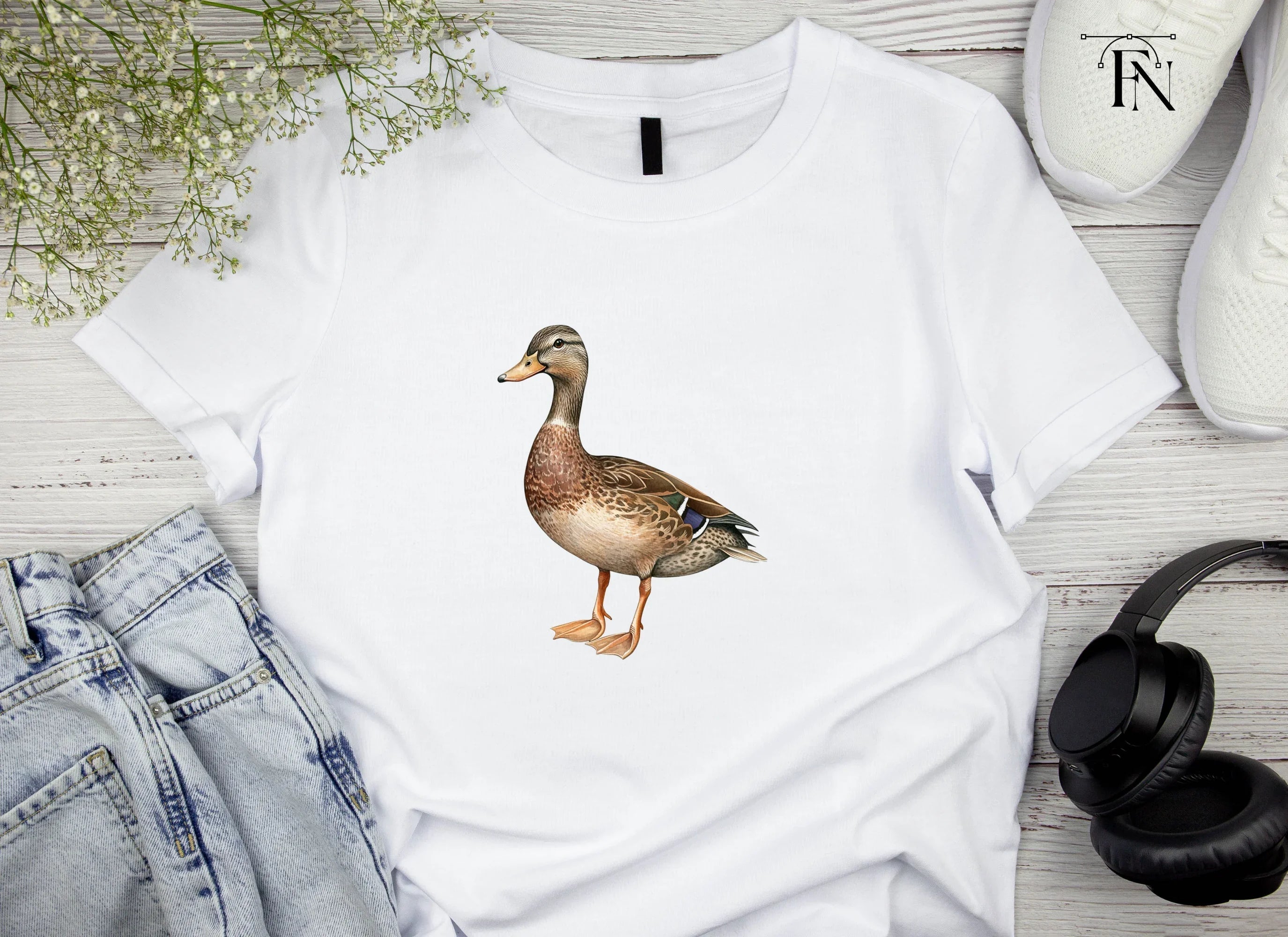 Female Mallard Duck Clipart Bundle