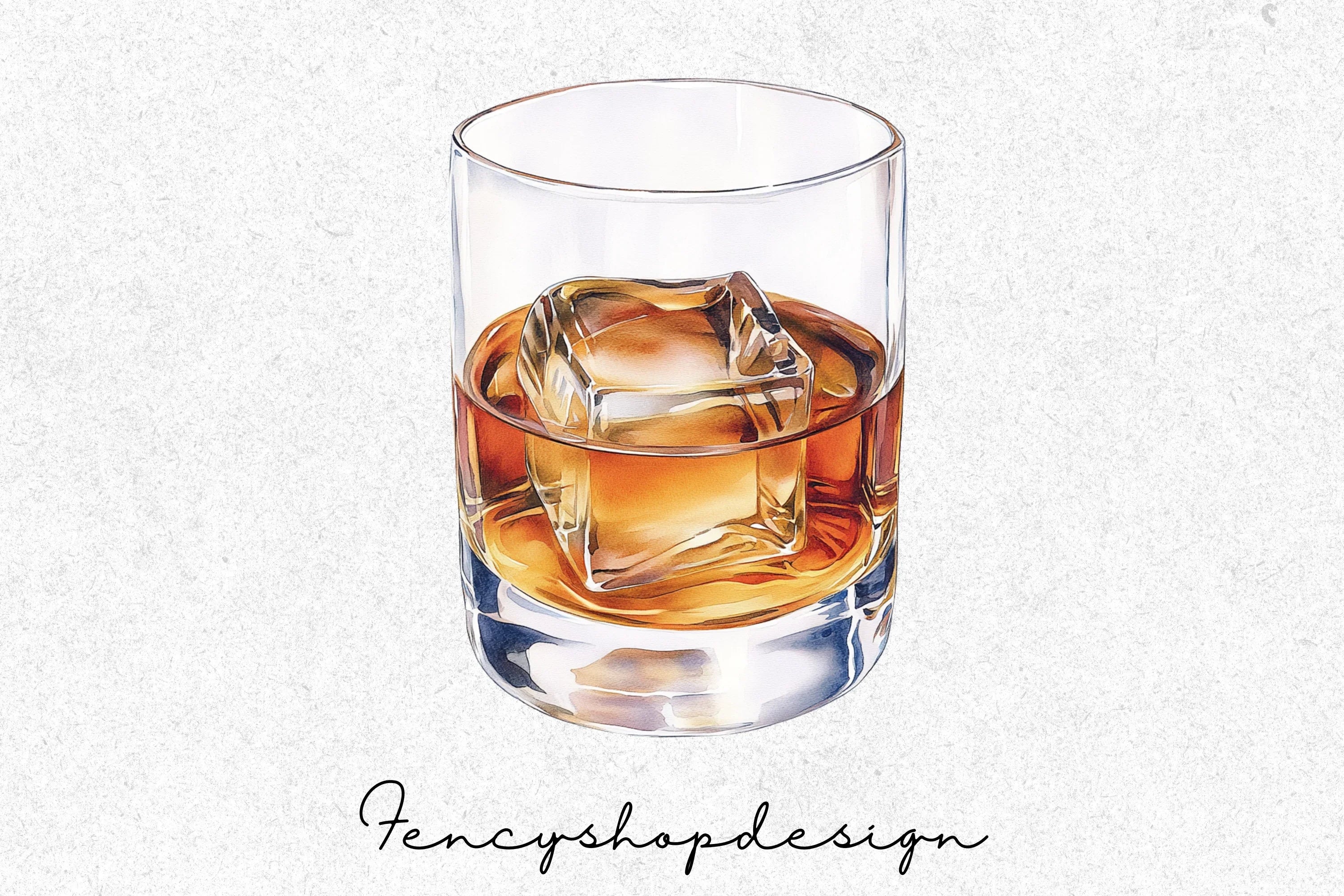 Whiskey Decanter Clipart Bundle