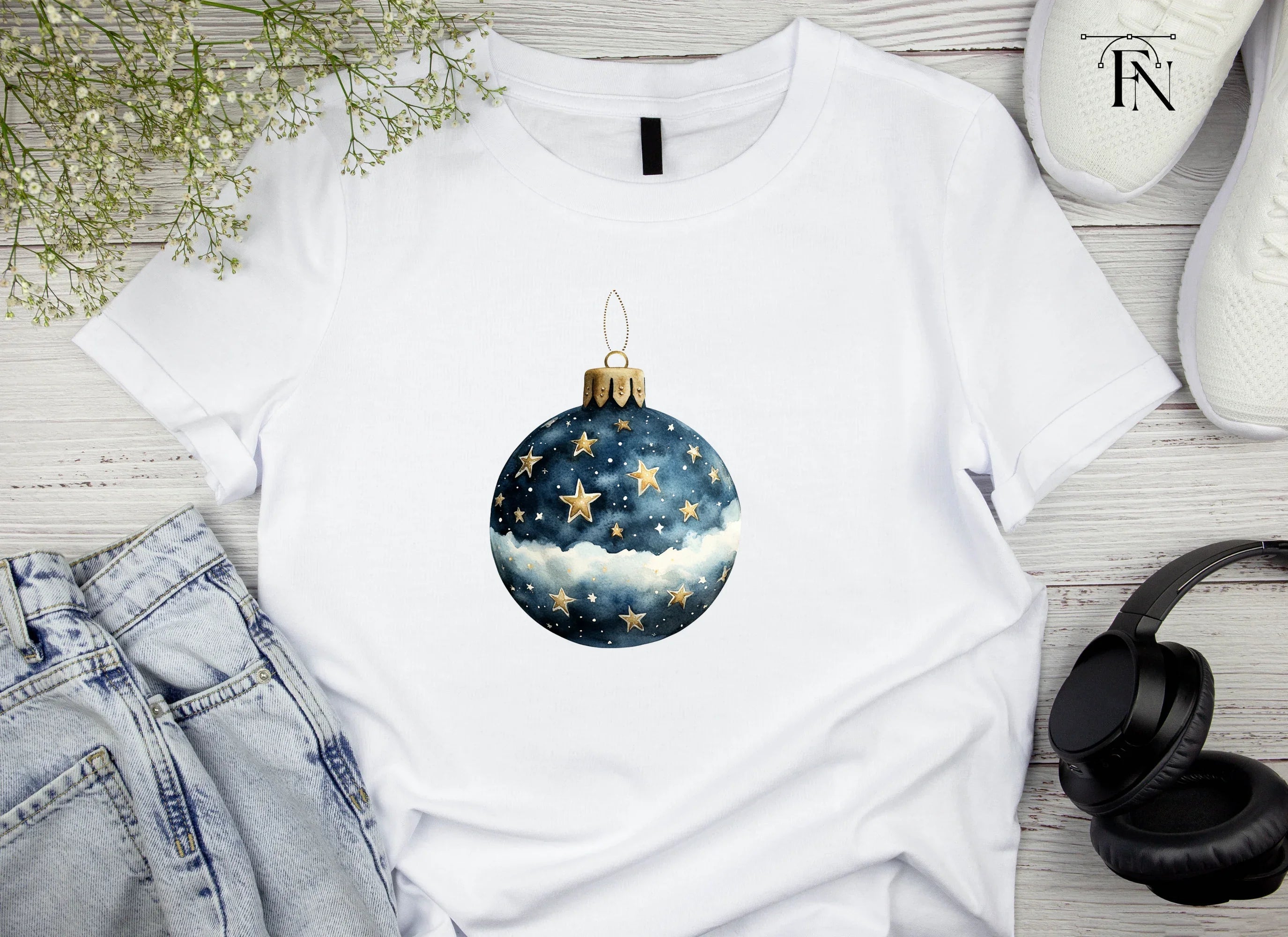 Christmas Ornaments Clipart Bundle