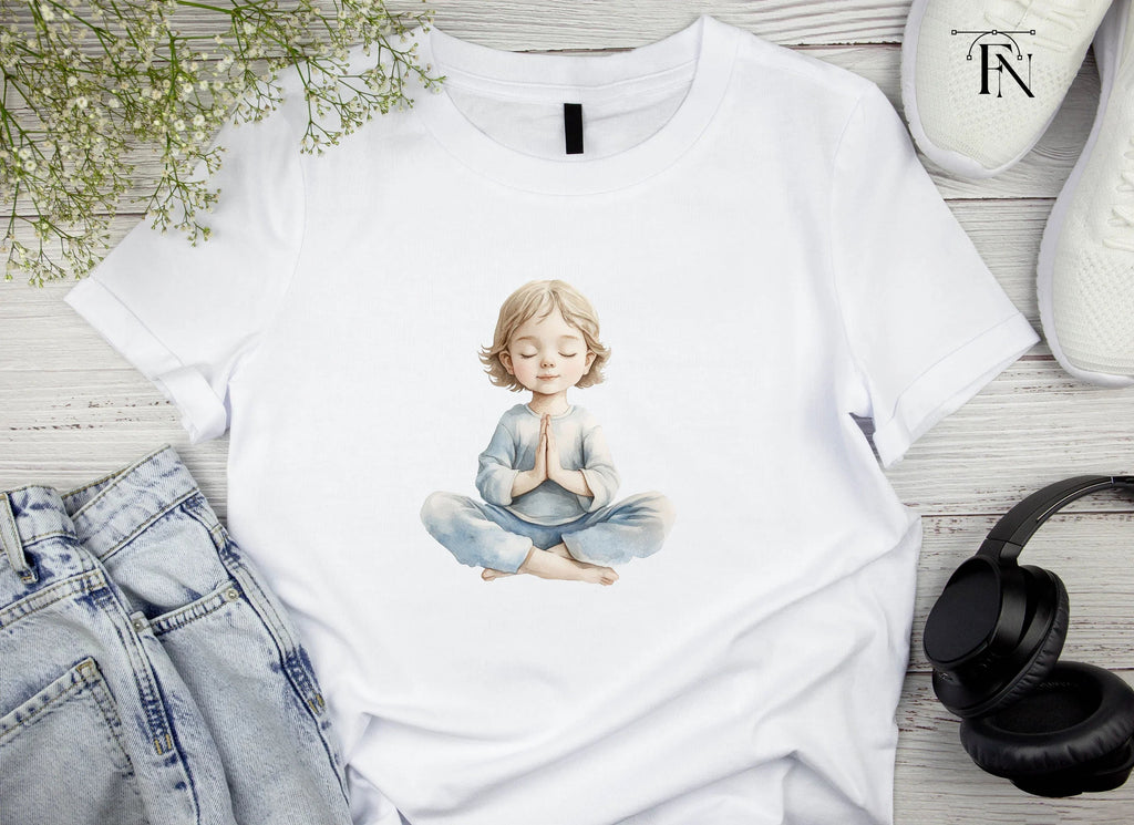 Children Meditating Clipart Bundle