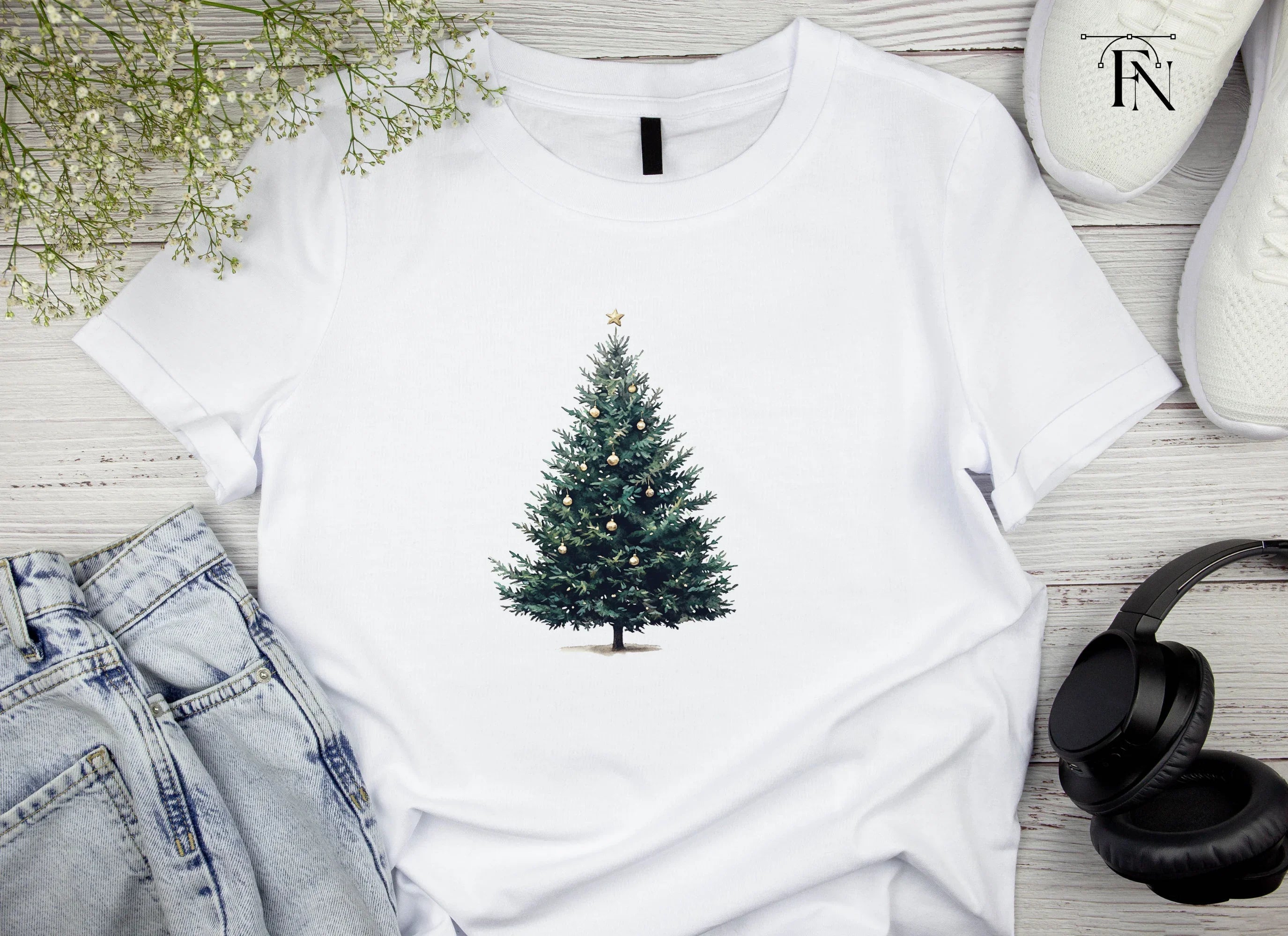 Christmas Tree Clipart Bundle