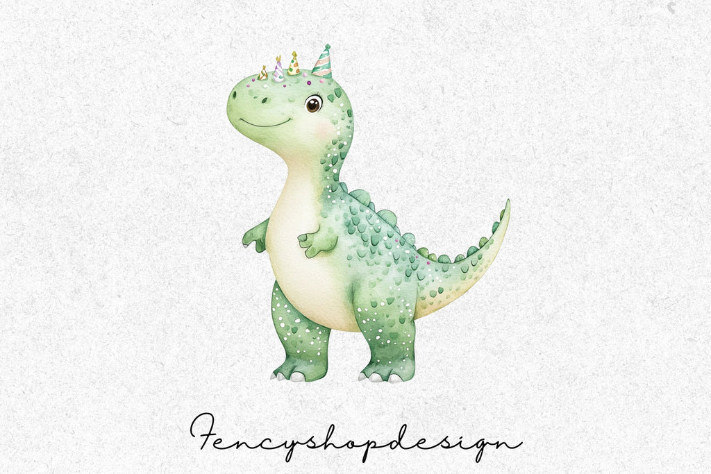 Cute Dinosaur Clipart Bundle