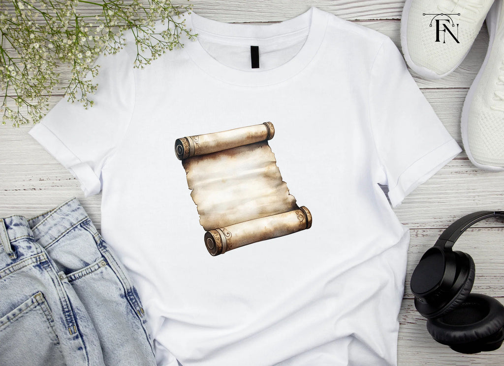 Rustic Parchment Scroll Clipart Bundle