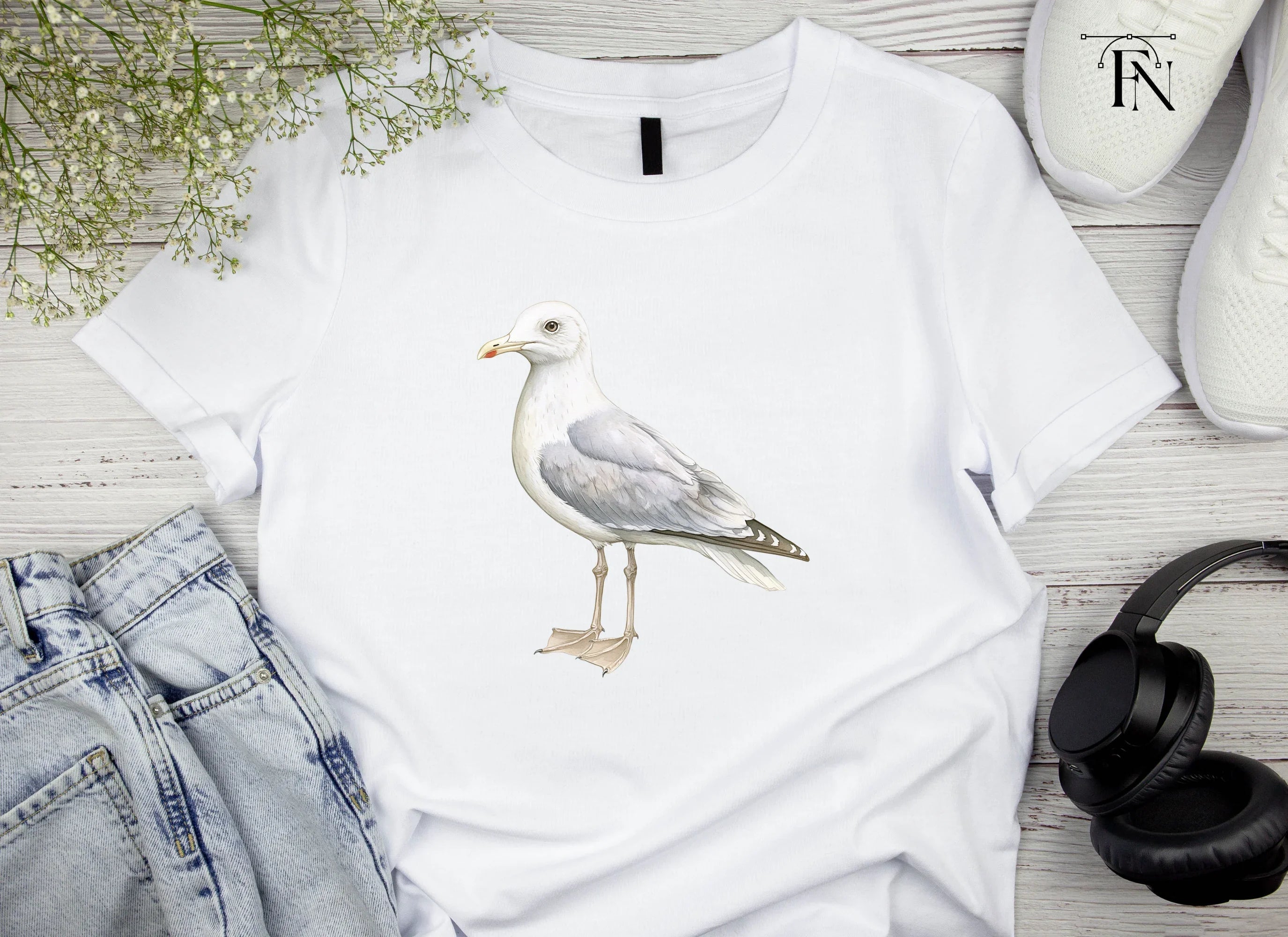 Vibrant Seagull Clipart Bundle