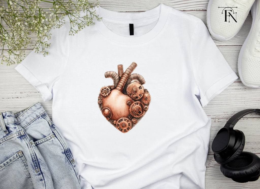 Steampunk Heart Clipart Bundle