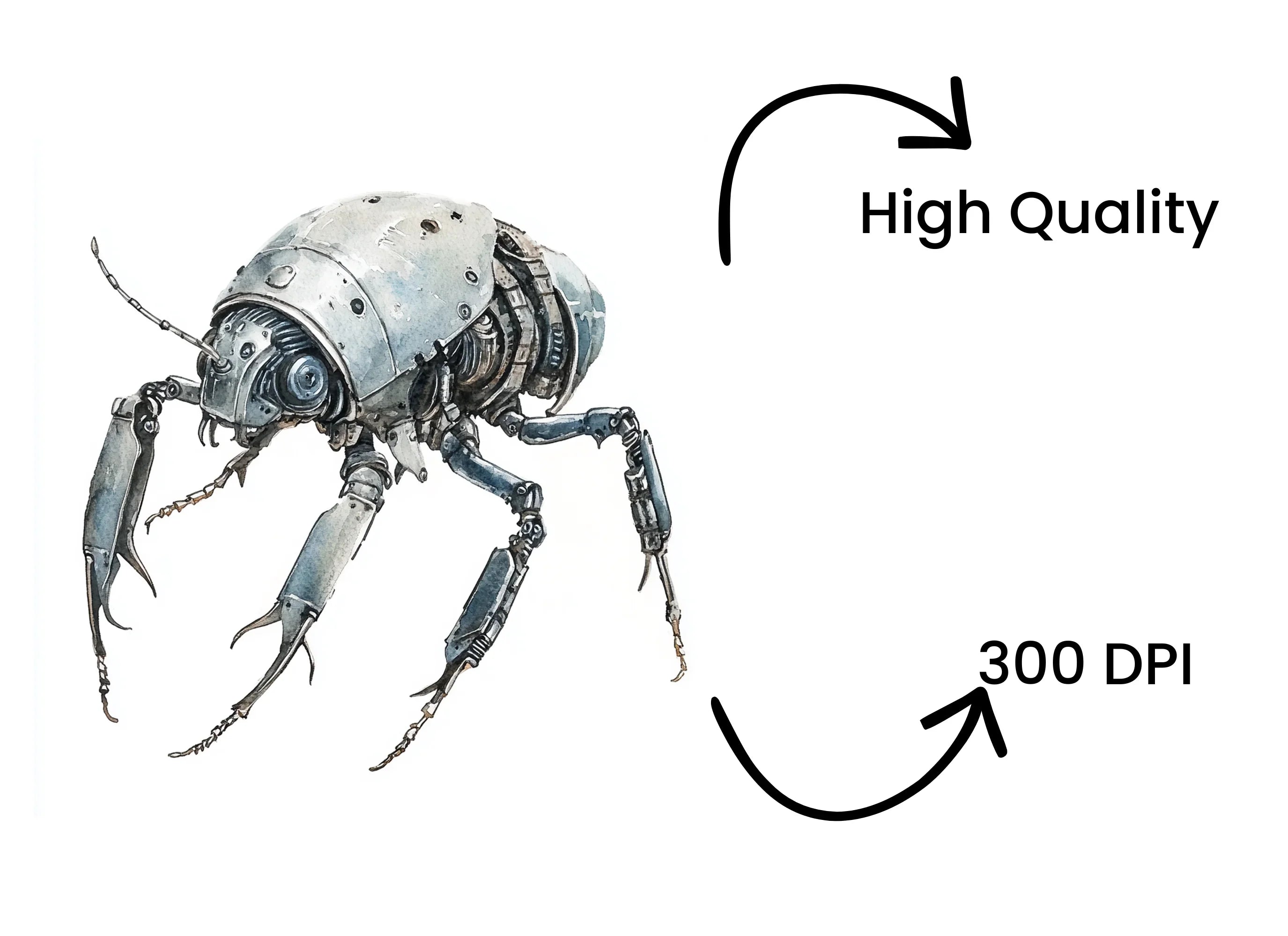 Robotic Insect Clipart Bundle