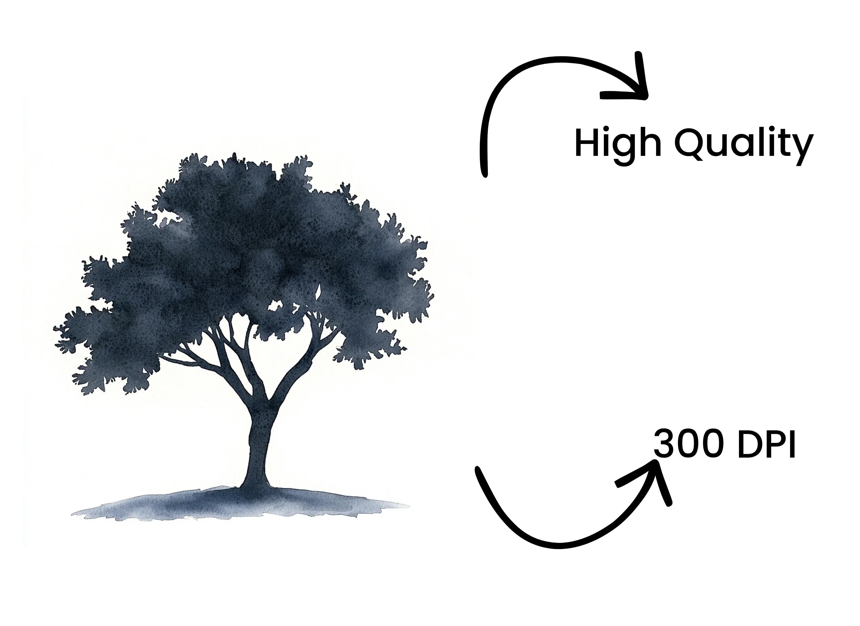 Tree Silhouettes Clipart Bundle