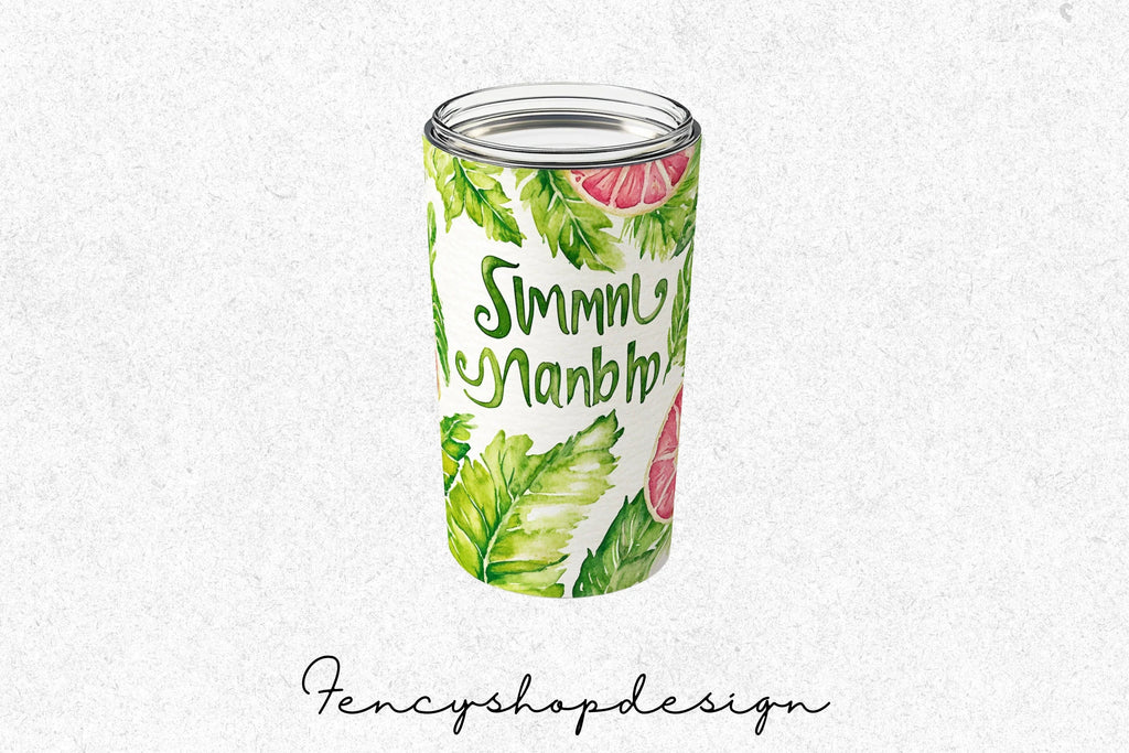 Sweet Summer Watermelon Tumbler Clipart Bundle