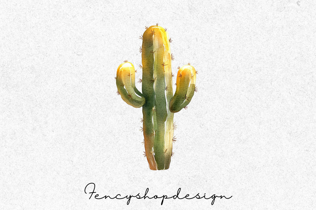 Boho Cactus Clipart Bundle