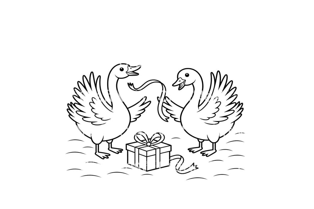 Christmas GooseFun Coloring Books