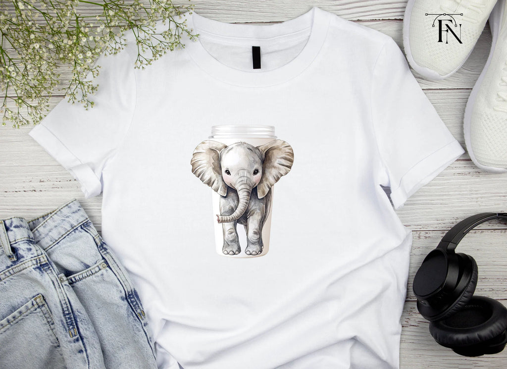 Elephant Tumbler Clipart Bundle