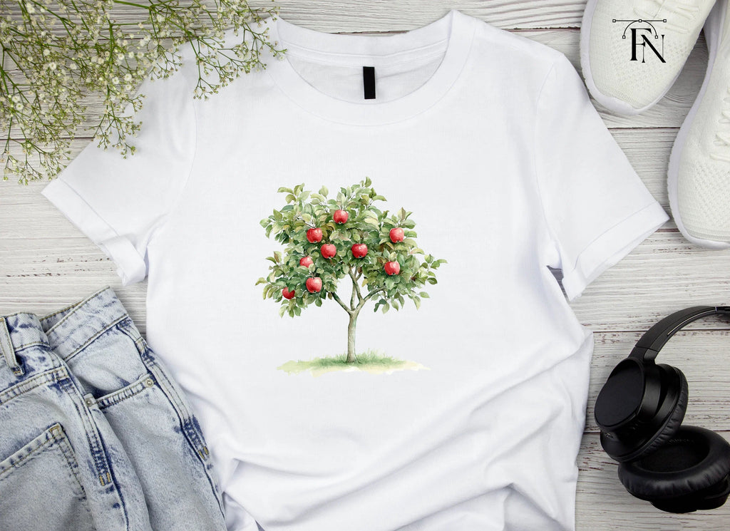 Red Apple Orchard Clipart Bundle