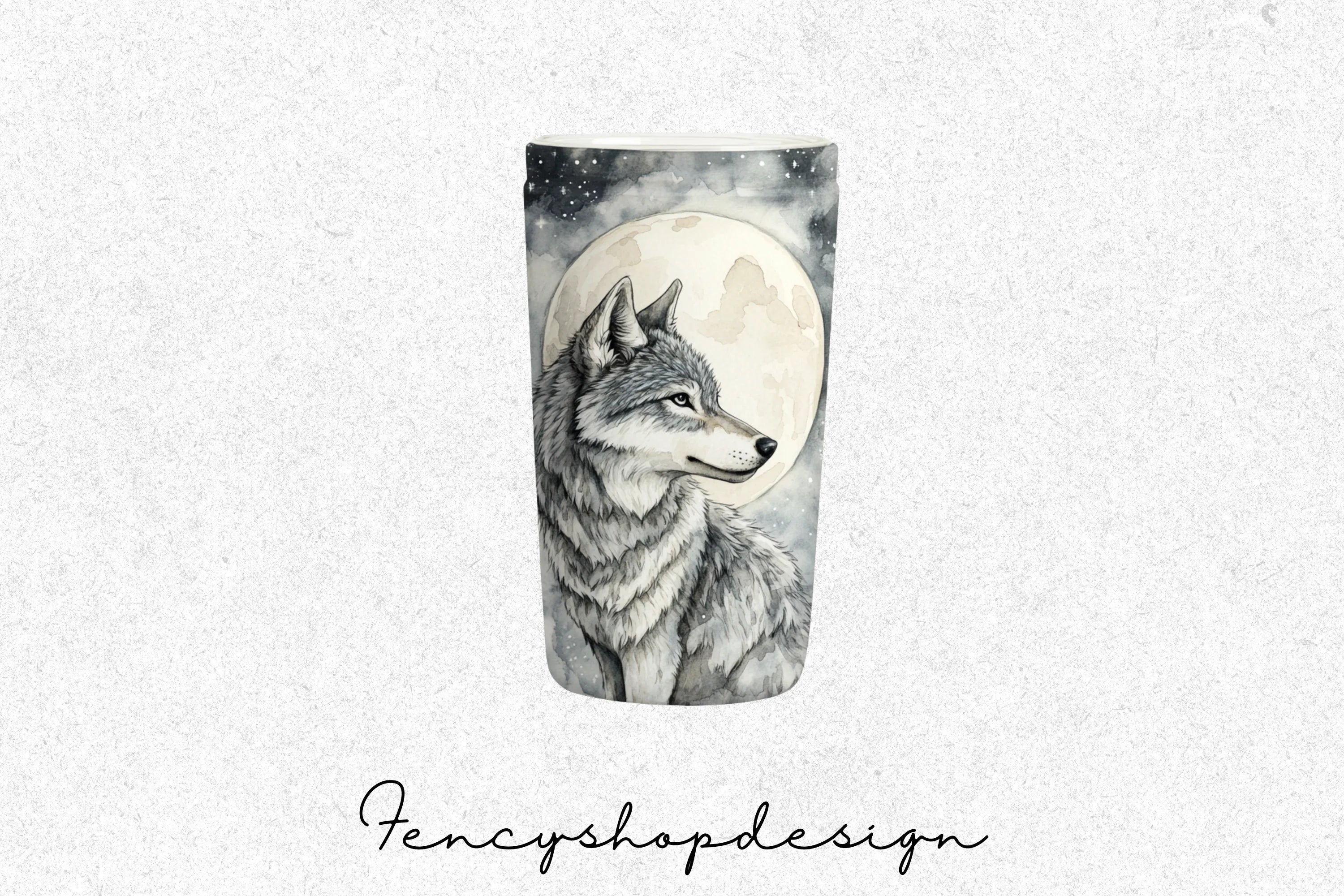 Wolf Tumbler Clipart Bundle