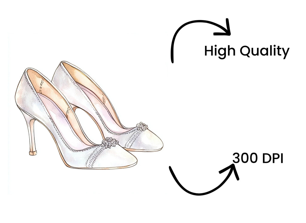 Chic Lavender Embellished High Heels Clipart Bundle
