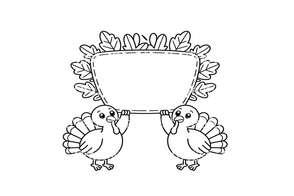 Thanksgiving Turkey Coloring Books