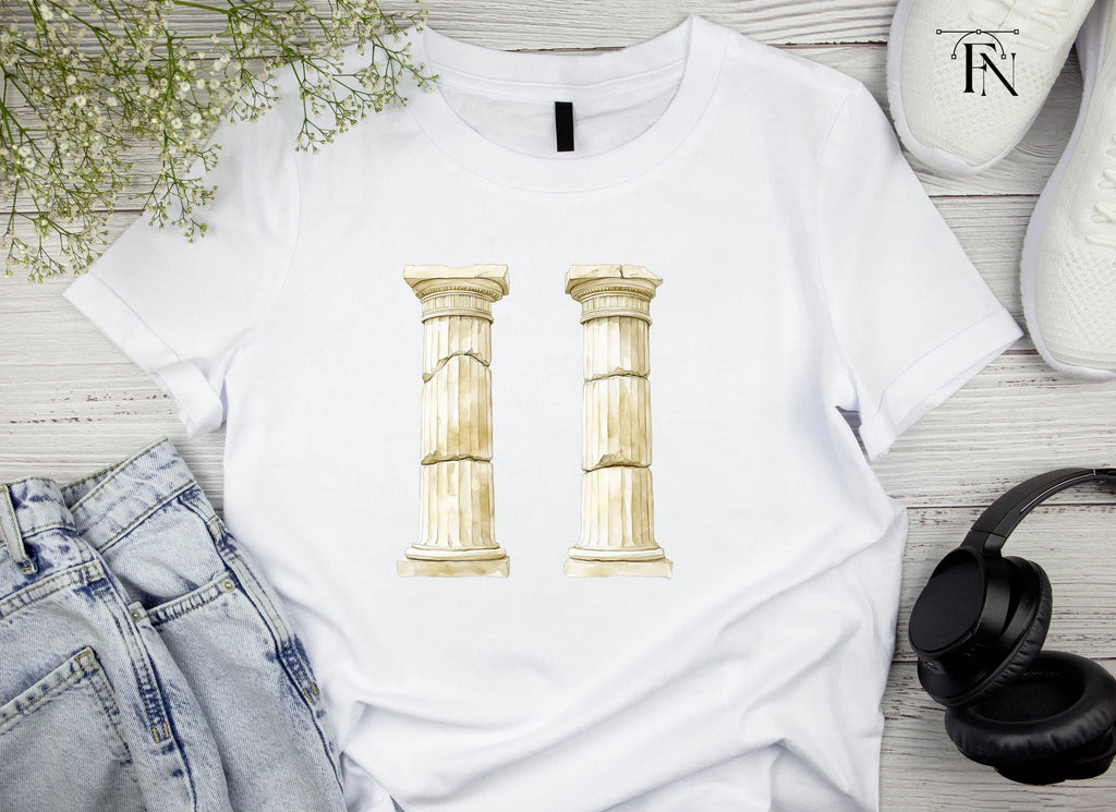 Ancient Roman and Greek Columns Clipart Bundle