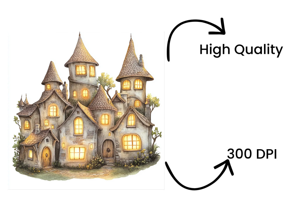 Enchanted Village Clipart Bundle