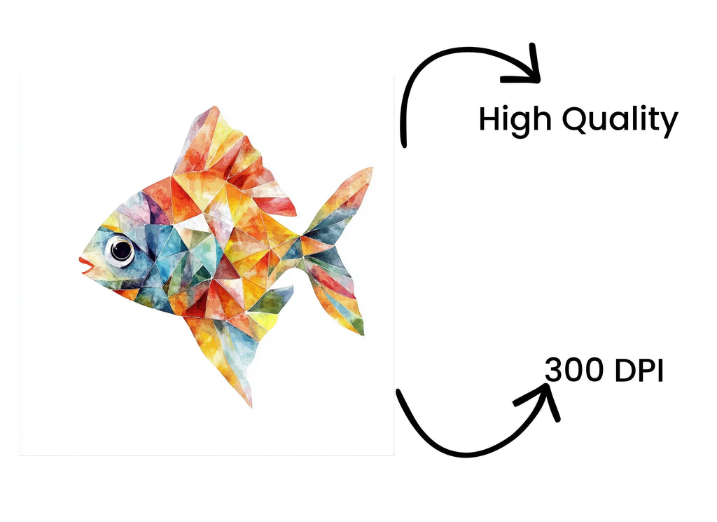 Abstract Fish Clipart Bundle